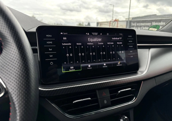 Skoda Kamiq cena 114900 przebieg: 43770, rok produkcji 2020 z Namysłów małe 497